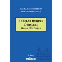 Borçlar Hukuku Dersleri Genel Hükümler On İki Levha Yayınları Şaban Kayıhan