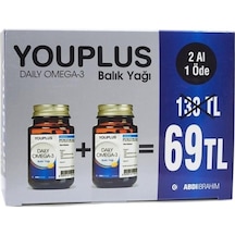 Youplus Daily Omega-3 Balık Yağı 30 Kapsül 2 Al 1 Öde