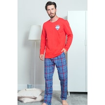 Gazzaz Erkek Süprem Penye Uzun Kol Cepli Oyaka Pijama Takım 3120K