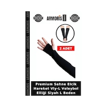 Premium Sahne Elcik Hareket Vly-l Voleybol Elliği Siyah L Beden