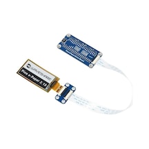 Waveshare 2.13 İnç 212 X 104 Piksel Siyah/beyaz Esnek E-kağıt E-mürekkep Ekran Modülü Raspberry Pi Pico İçin, Spı Arayüzü