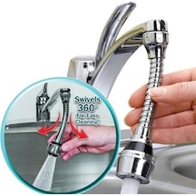Ankaverse Turbo Flex 2 Aşamalı Plastik Esnek Musluk Başlığı Pratik Tak Kullan