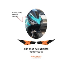 Rks R250 2023 - 2026 Uyumlu Far Sticker 07 Diğer