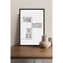 Motto Yazılı Çerçeve Görünümlü Mdf Tablo Çok Renkli - 713606114 Çok Renkli