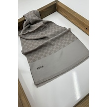 Aker Monogram Soft Pamuk Şal 1090100-982 Vizon Vizon