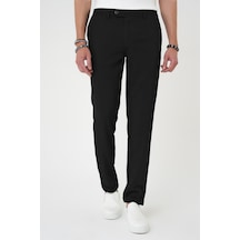 Efor Comfort Fit Beli Lastikli Siyah Jogger Pantolon P 1179 Siyah