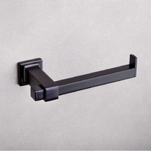 System Q-line Tuvalet Kağıtlığı Siyah Ba1006002al6 Krom