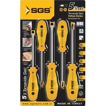 Sgs 1055 Mıknatıslı Tornavida Seti 5 Parça