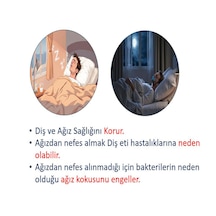 Ağız Bandı Horlama Önleyici - 10 Adet, Siyah Renk Pamuk Kumaş,