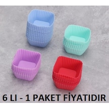 Okyn Kek Kalıbı Oky-0002 Silikon 6 Lı 1 Pakette Tek Renk 6 Adet Mevcuttur Diğer