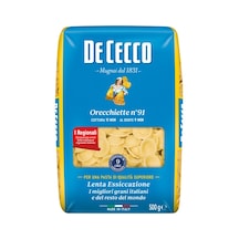 De Cecco Orecchiette Makarna 500 G - Otantik İtalyan Lezzeti 8'li Avantaj Paketi Mıchu