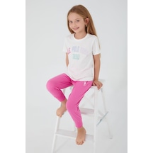 U.s. Polo Assn. Kız Çocuk Beyaz 2'li Takım Beyaz - Pembe