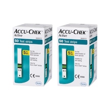 Accu-Chek Active Şeker Ölçüm 100 Strip 2 Kutu