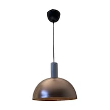 Dylight Retro Bakır Metal Dekoratif Tekli Kafe Mutfak Aydınlatma Avize Çap:30 Cm-dr97 Beyaz