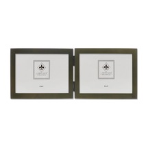 Collection Hinged Double Yatay Wood Picture Frame Gallery, 4 6 İnç, Green