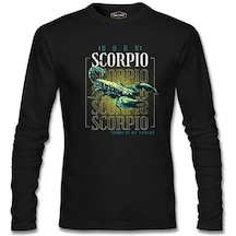 Born Scorpio Siyah Erkek Sweatshirt 001