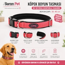 Pedli Köpek Boyun Tasması 30-40 Cm Klips Tokalı Ayarlanabilir - Mercan Çok Renkli