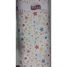 Akfil Poplin Nevresimlik Kumaş Çok Amaçlı En 240 Yıldız Desenli (461579392)