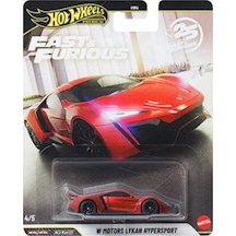 Hot Wheels Premium Fast & Furious 25.yıl W Motors Lykan Hypersport Hnw46 Jhw70-la10 Çok Renkli