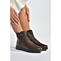 Fox Shoes V324501703 Kahverengi Hakiki Deri Kadın Bot Kahverengi-hakiki Deri