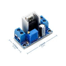 Alkatronik-Lm317 Modül Dc Lineer Regulatör 2A Voltaj Düşürücü