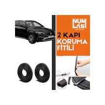 Fiat Egea Hatchback İki Kapı Koruma Fitili Siyah Renk Numlas-a Kalite-nm2586