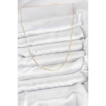 Cm 14k Gold Renk Kesme Model 60 Cm Kadın Kolye - Lisinya