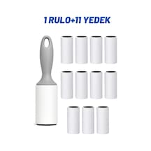 Yüksek Yapışkanlı Tüy Ve Leke Toplayıcı 60 Yapraklı Rulo, +11 Yedek Rulo