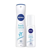 Kadın Pump Sprey Deodorant Fresh Natural 75ml Ve Kadın Sprey Deodorant Fresh Natural 150 Ml
