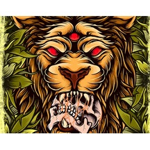 Buffalo Bandana Lion Siyah