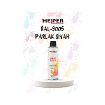 Helper Ral 9005 Parlak Siyah Akrilik Sprey Boya 300 Ml