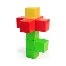 Küpss Manyetik Blok Sarı Kırmızı Mavi Yeşil-16 Küp