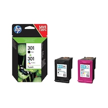 Hp 301 N9J72Ae 2'Li Siyah Ve Renkli Kartuş