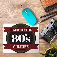 Back To The 80's Cultures Baskılı Mousepad Mouse Pad