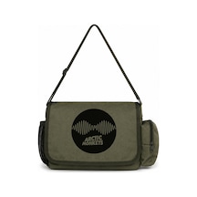 Sevbano Arctic Monkeys Rock Metal Müzik Grubu Baskılı Unisex Okul, Spor, Haki