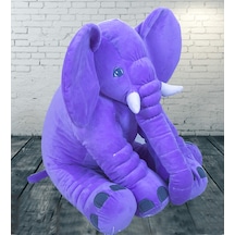 Uyku Arkadaşım Fil Peluş Fil 65Cm Dev (Lila)