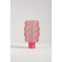 Bloom Dekoratif Masa Lambası, E27 Led, 33 Cm, Pudra Pembe