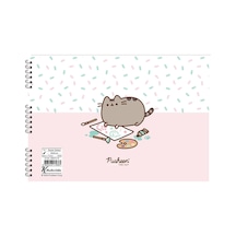 Pusheen Resim Defteri Spiralli 25x35 15 Yp