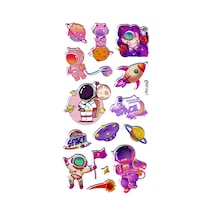 Sticker Kabartmalı Stiker Defter Planlayıcı Etiket Lrh004 -17x9 Cm- Space Astronot