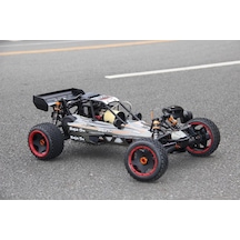 Sy Racıng 1/5 Baja 5b 30.5cc Rtr Kurşunsuz Benzinli Uzaktan Kumandalı Rc Arazi Model Araba 80+ Kmh 75cm Uzunluk Offroad Gri Kullanıma Hazır