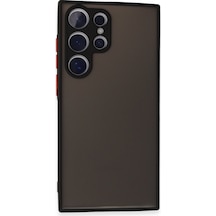 Samsung Galaxy Uyumlu, S24 Ultra Kılıf Montreal Silikon Kapak - Siyah
