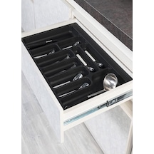 Starax Çekmece İçi Plastik Kaşıklık Antrasit 39-49 Cm S-2284
