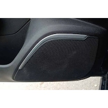 Renault Megane 4 Sedan Krom Hoparlör Çıtası 2 Parça Taşlı 2016-20