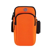 Turuncu Açık Spor Çanta Kol Çantası Kol Bandı Cep Telefonları Tuşları Spor Salonu Tarzı Koşu Tutucu Çanta Koşu Spor Salonu