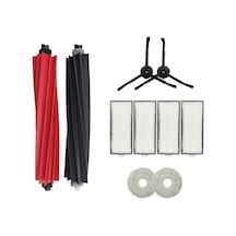 Q Revo Master-q Revo Slim Roborock İle Uyumlu 1 Ana Fırça 2 Siyah Yan Fırça 4 Filtre 2 Mop 3