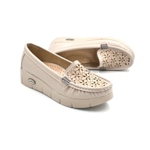 Prego Oc Shoes Poli Hafif Taban Günlük Kadın Ayakkabı Bej Bej