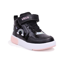 Vicco Şira 946p26k257 Siyah Ortopedik Işıklı Kız Çocuk Spor Bot