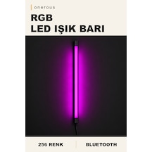 Onerous Rgb Led Led Işık, Bluetooth, 256 Renk Çok Renkli