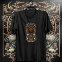 Stoned&Fame Boğa Burcu Baskılı T-shirt SIYAH