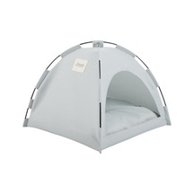 Kedi Çadır Köpek Yatağı Pet Teepee İçin Yastık İle Köpek Kulübesi Kapalı Kedi Yuva Kedi Yatak Yavru Köpek Mağara Köpek Evi Pet Kanepe 40x40cm